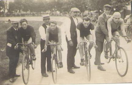 Départ de course cycliste