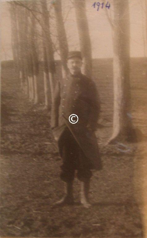 Raoul au début de la guerre en 1914