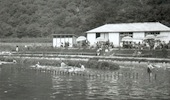 Les bains en Meuse à Haybes 