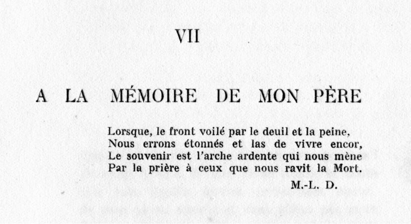 Extrait de l'Allée aux Fantômes