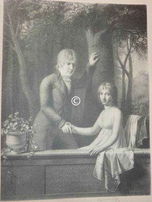 Portrait de J. F. M. Delhorme et de sa femme,...  (Arch. dép. Rhône, Fonds Galle, FG A 100/46)