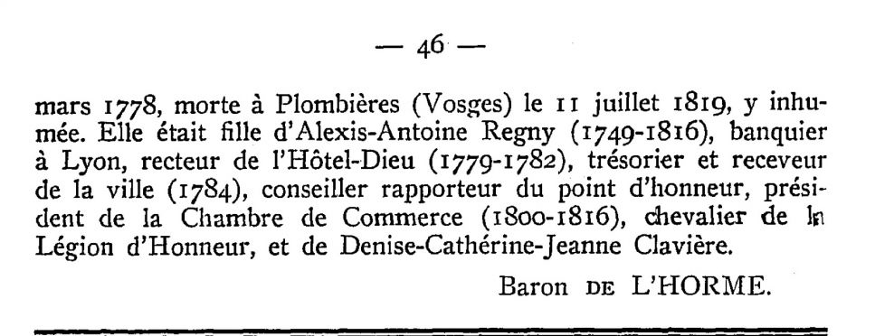 Biographie Jean-François-Marie de l'Horme de l'Ile - Page 46
