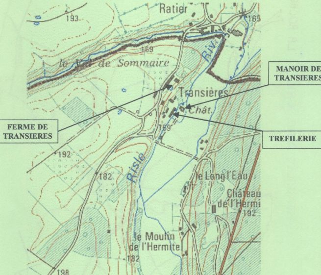 La Risle sur le domaine de Transières